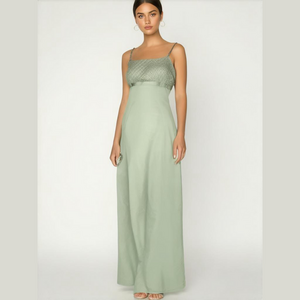 Vintage Y2K Scott McClintock Green Prom Dress 12